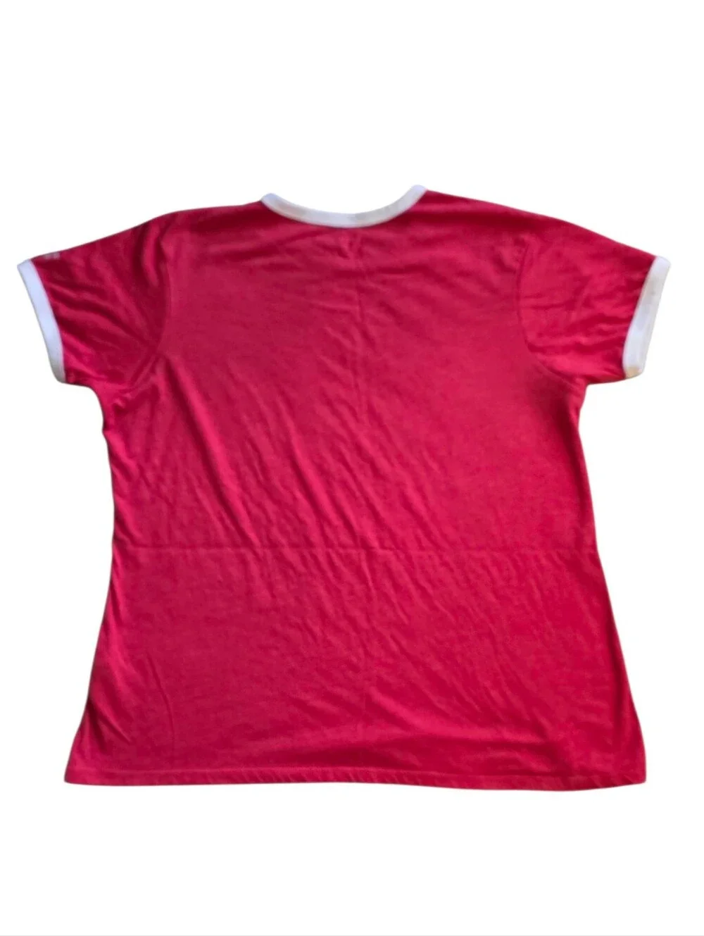 Ohio State Buckeyes XL  Red Russell Athletics Touchdown Retro Style Ringer Tee